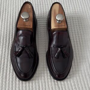 Johnston & Murphy Men's Dark Burgundy Tassel Loafers